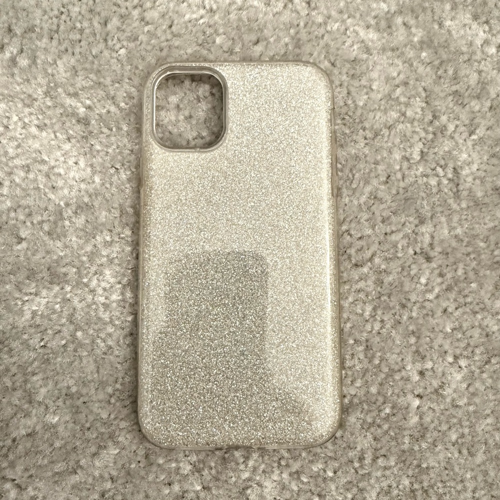 Sparkly Silver iPhone 11 Case